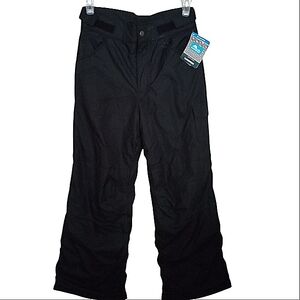 New Columbia Waterproof Black Snow Pants Youth M NWT